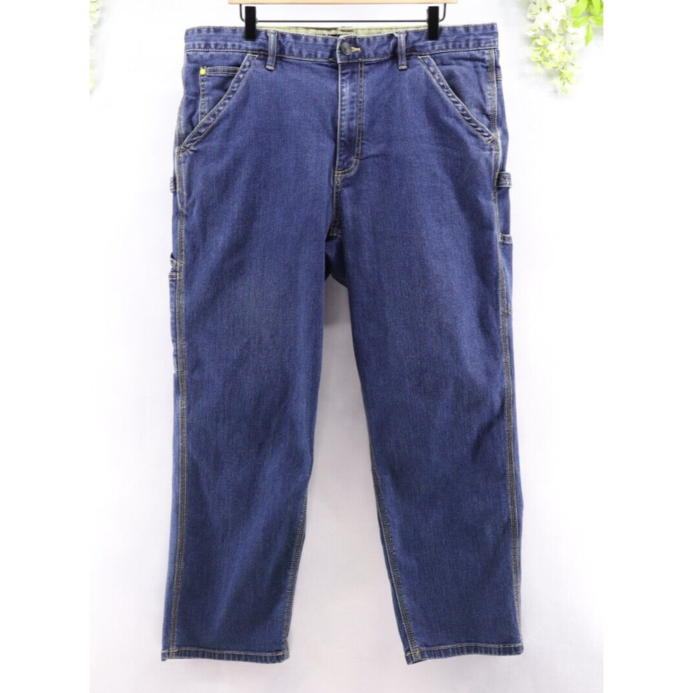 CAT Men's Workwear Carpenter Denim Jeans Blue Sz 38X28